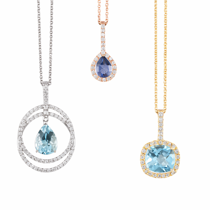 Necklaces and pendants collection, Jewel Box Hawaii, Honolulu.